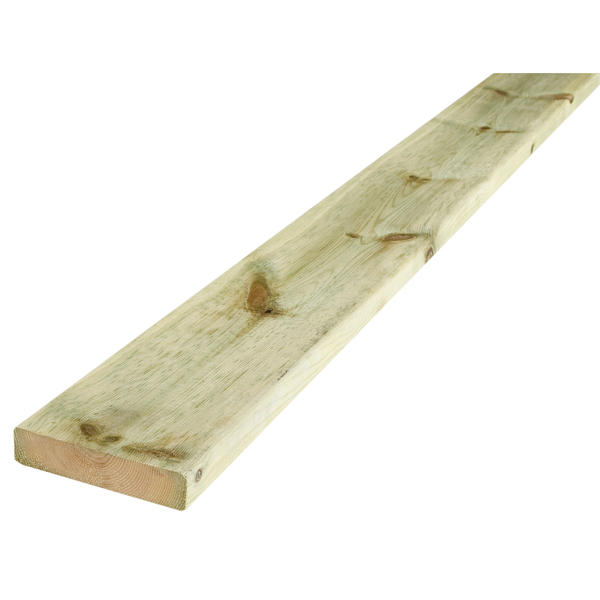 Terrassebord furu kl1 impregnert 21x95