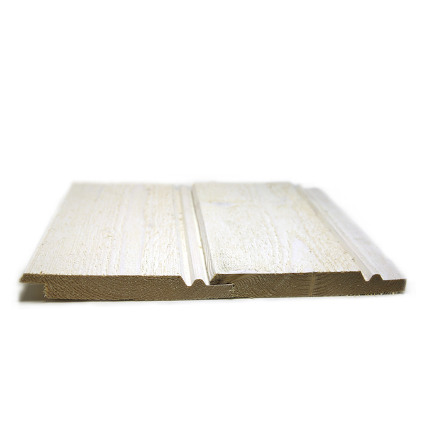 Perlestaff Kledning Gran 19X123 Hvitgrunnet - Gausdal Landhandleri AS